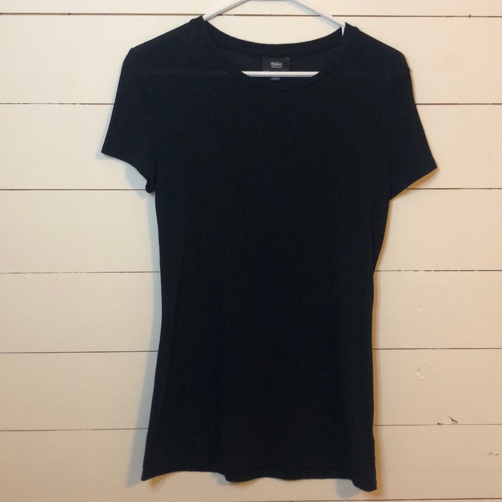 Upscale Semi-Sheer Short Sleeve Tee XS (like New)